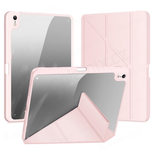Pouzdro DUX DUCIS Magi pro Apple iPad mini 6 - stojánek + odnímatelný Smart cover - umělá kůže - růžové