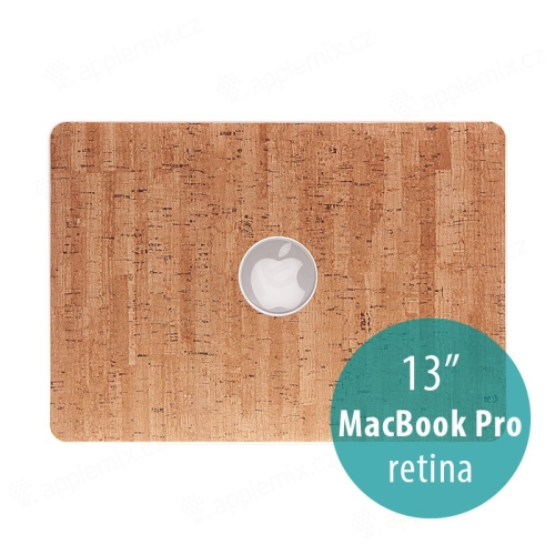Obal / kryt pro Apple MacBook Pro 13 Retina (model A1425, A1502) - plastový tenký / potah umělá kůže