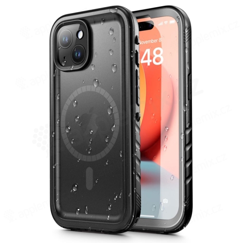 Puzdro TECH-PROTECT Shellbox pre Apple iPhone 15 - vodotesné - IP68 - čierne