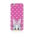 Kryt Disney pre Apple iPhone 6 / 6S - Daisy - gumový - ružový - bodky
