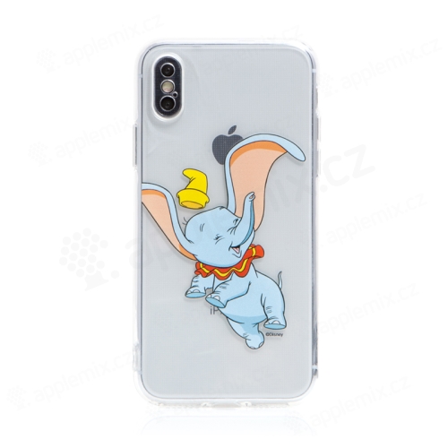 Kryt DISNEY pro Apple iPhone 11 - šťastný Dumbo - gumový - průhledný