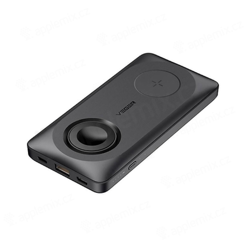 Externá batéria / powerbanka VEGER MagMulti pre Apple iPhone / Watch - MagSafe - 22,5 W - čierna