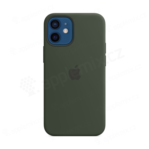 Originálny kryt pre Apple iPhone 12 mini - silikónový - cypersky zelený