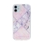 Kryt BABACO pre Apple iPhone 11 - gumový - ružový mramor