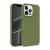 Kryt pro Apple iPhone 13 Pro Max - slaměné kousky - gumový - olivově zelený