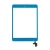 Dotykové sklo (digi displej) + konektor IC a flex s tlačidlom Home Button pre Apple iPad mini / mini 2 (Retina) - modré