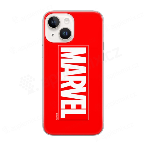 Kryt MARVEL pre Apple iPhone 14 - gumový - červený