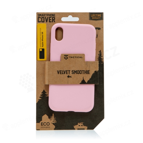 Kryt TACTICAL Velvet Smoothie pro Apple iPhone Xr - příjemný na dotek - silikonový
