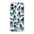 Kryt BABACO pre Apple iPhone 12 / 12 Pro - gumový - modrí motýli