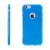 Kryt pro Apple iPhone 6 / 6S gumový výřez pro logo modrý