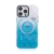 Kryt pro Apple iPhone 14 Pro Max - MagSafe kompatibilní - plastový / gumový - závodní motiv - světle modrý