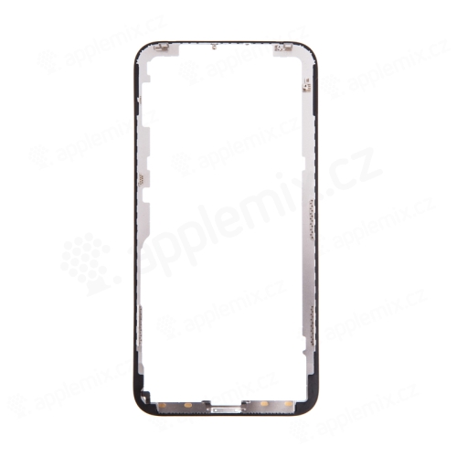 Rámček predného panela pre Apple iPhone X - plastový - čierny - kvalita A+