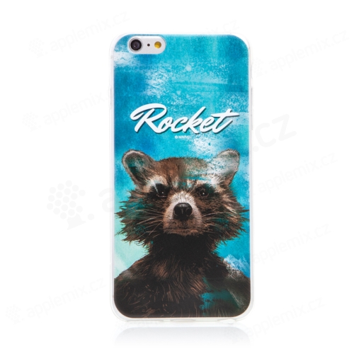 Kryt MARVEL pre Apple iPhone 6 Plus / 6S Plus - Guardians of the Galaxy - Rocket - gumový