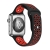 Řemínek pro Apple Watch Ultra 49mm / 46mm / 45mm / 44mm / 42mm - silikonový -  černý / červený - (M/L)