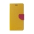 Pouzdro Mercury Fancy Diary pro Apple iPhone Xs Max - stojánek a prostor pro doklady - žluté / růžové