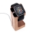 Dřevěný nabíjecí stojánek pro Apple Watch 38mm / 42mm Series 1 / 2 / 3 - světlý