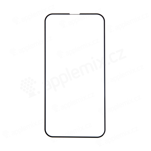 Tvrdené sklo "5D" pre Apple iPhone 13 Pro Max / 14 Plus - 2,5D - čierny rám - matné - 0,3 mm