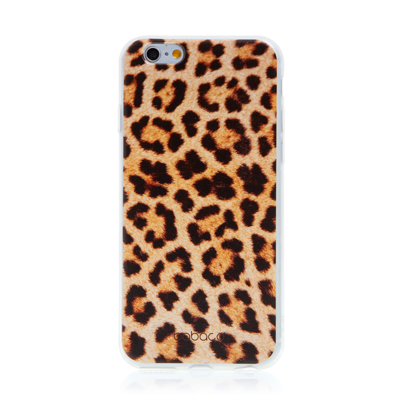 Kryt BABACO pro Apple iPhone 6 / 6S - gumový - leopardí vzor; 0000059587