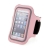 Sportovní pouzdro pro Apple iPhone 5 / 5C / 5S / SE - růžové s reflexním pruhem