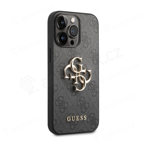 Kryt GUESS 4G Metal pro Apple iPhone 14 Pro Max - umělá kůže