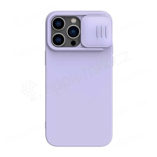 Kryt NILLKIN CamShield pre Apple iPhone 14 Pro - MagSafe magnety + kryt fotoaparátu - silikónový - fialový
