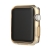Ultra tenké gumové pouzdro BASEUS pro Apple Watch 42mm (tl. 0,65mm) - průhledné - zlatě probarvené