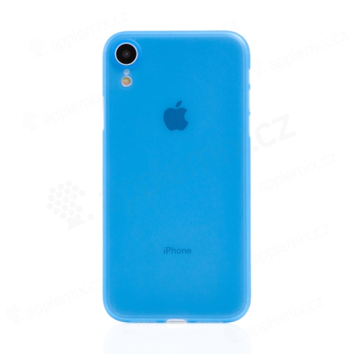 Kryt / obal pro Apple iPhone Xr - ochrana čočky - ultratenký - plastový - matný - modrý