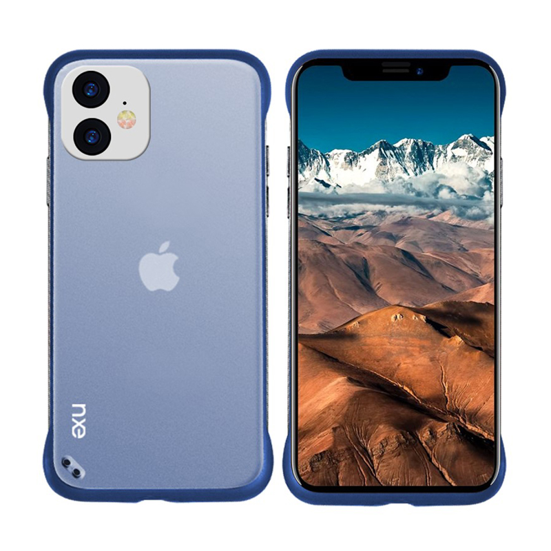 Kryt NXE pro Apple iPhone 11 - plastový - modrý