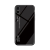 Kryt pro Apple iPhone X / Xs - sklo / guma - černý
