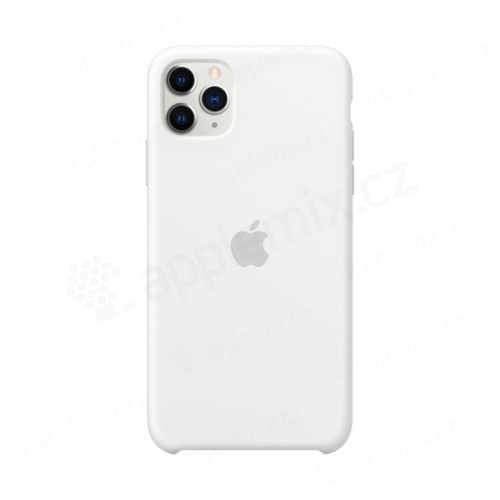 Originální kryt pro Apple iPhone 11 Pro Max - silikonový - bílý