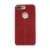 Kryt VORSON pro Apple iPhone 7 Plus / 8 Plus umělá kůže / výřez pro logo - červený