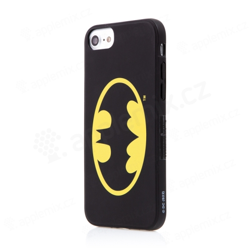 Kryt DC COMICS Batman pre Apple iPhone 6 / 6S / 7 / 8 / SE (2020) / SE (2022) - gumový - čierny