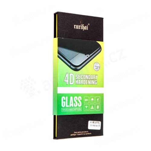 Tvrzené sklo (Tempered Glass) RURIHAI pro Apple iPhone Xs Max - na přední stranu - černý rámeček - 3D - 0,3mm