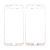 Plastový fixační rámeček pro přední panel (touch screen) Apple iPhone 7 - bílý - kvalita A