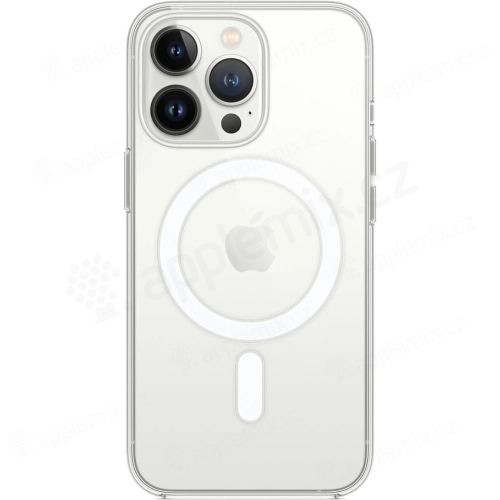 Originálny kryt pre Apple iPhone 13 Pro - MagSafe - plast / guma - priehľadný