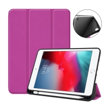 Pouzdro / kryt pro Apple iPad mini 4 / mini 5 - funkce chytrého uspání - gumové - fialové