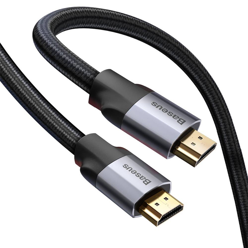 Kabel BASEUS HDMI-HDMI propojovací - podpora 4K - šedý - 3m