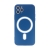 Kryt pre Apple iPhone 11 Pro Max - MagSafe magnety - silikónový - s krúžkom - modrý
