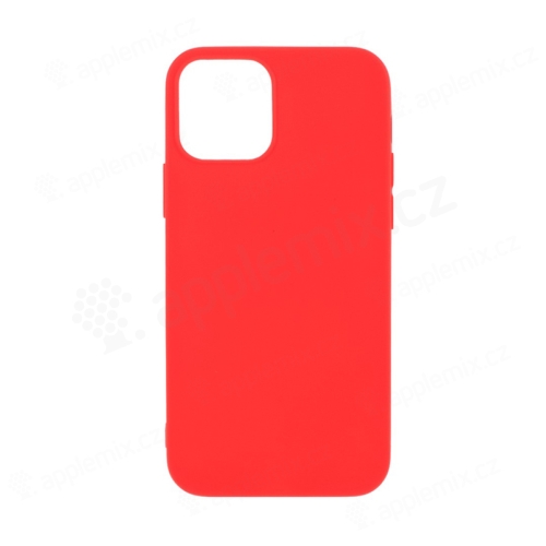 Kryt pre Apple iPhone 12 mini - gumový - červený