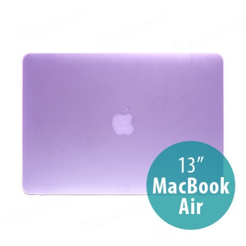 Tenké ochranné plastové puzdro pre Apple MacBook Air 13.3 - matné - fialové