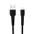 Nabíjací kábel SWISSTEN pre Apple iPhone / iPad - USB-A / USB-C - 1 m - čierny