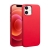 Kryt QIALINO pre Apple iPhone 12 / 12 Pro - kožený - červený