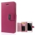 Mercury flip-out case - peňaženka pre Apple iPhone 6 / 6S - s priestorom na kreditné karty - ružová