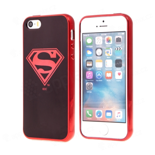 Kryt pro Apple iPhone 5 / 5S / SE - Superman - gumový