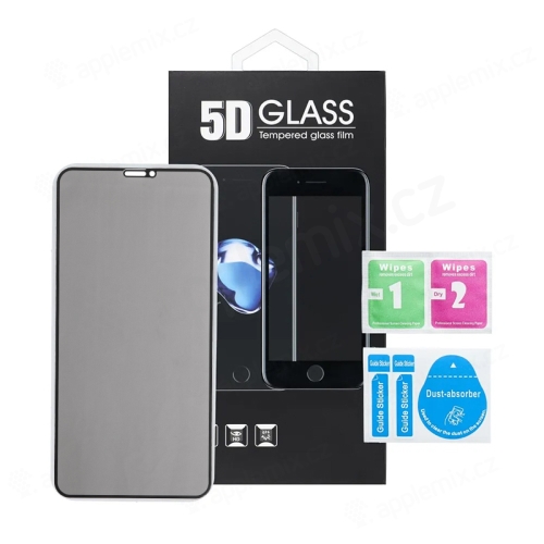 Tvrzené sklo (Tempered Glass) "5D" pro Apple iPhone Xs Max / 11 Pro Max - 2,5D - privacy - 0,3mm
