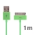 Synchronizační a dobíjecí USB kabel pro Apple iPhone / iPad / iPod – 1m zelený