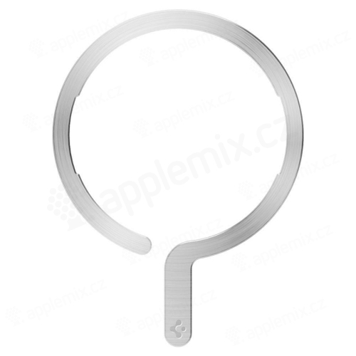 Kroužek SPIGEN OneTap pro Apple iPhone - pro podporu MagSafe - stříbrný