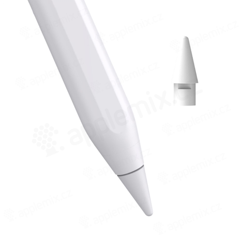 Dotykové pero / stylus USAMS - aktivní provedení - bezdrátové dobíjení - stříbrné