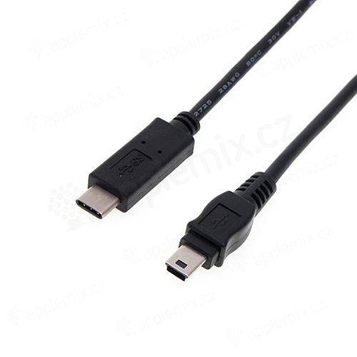 Synchronizační a nabíjecí kabel mini USB / USB-C pro Apple MacBook 12 Retina - černý - 1m
