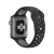 Remienok pre Apple Watch 40 mm Series 4 / 38 mm 1 2 3 - silikónový - čierny / sivý - (S/M)